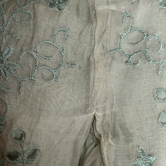 Green Eyelet Elie Tahari size 4 Skirt - Picture 13 of 16